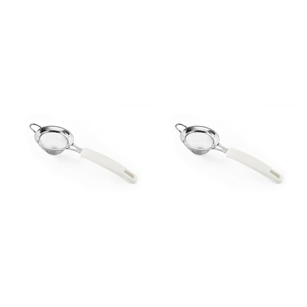 Toystoory Tamiz de harina para hornear de acero inoxidable, colador de malla fina para granos de azúcar, tamiz de filtro para alimentos fritos, utensilio Type2 NO2 Toystoory CBP189104