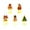 Multicolor, variant on Neoyler 5 Pack Christmas Decorations LED Candle Ornaments Santa Snowman Wood Style Night Light Flicker Free Warm Glow Flameless Reusable Safe Indoor Mantel Window Accent Battery Multicolor Multi-size
