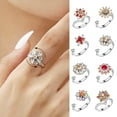 thumbnail image 5 of Bague Rotative Classique Bijou de Mode Accessoire de Design Brillant avec Sensation de Lumière pour Usage Quotidien, 5 of 5