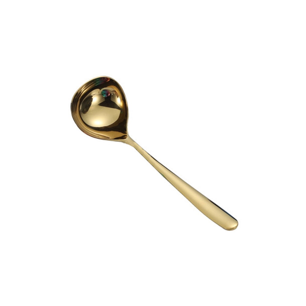1pc Medicinal Ladle Powder Spoons Mini Spoon Metal Silver/Gold Luxury 