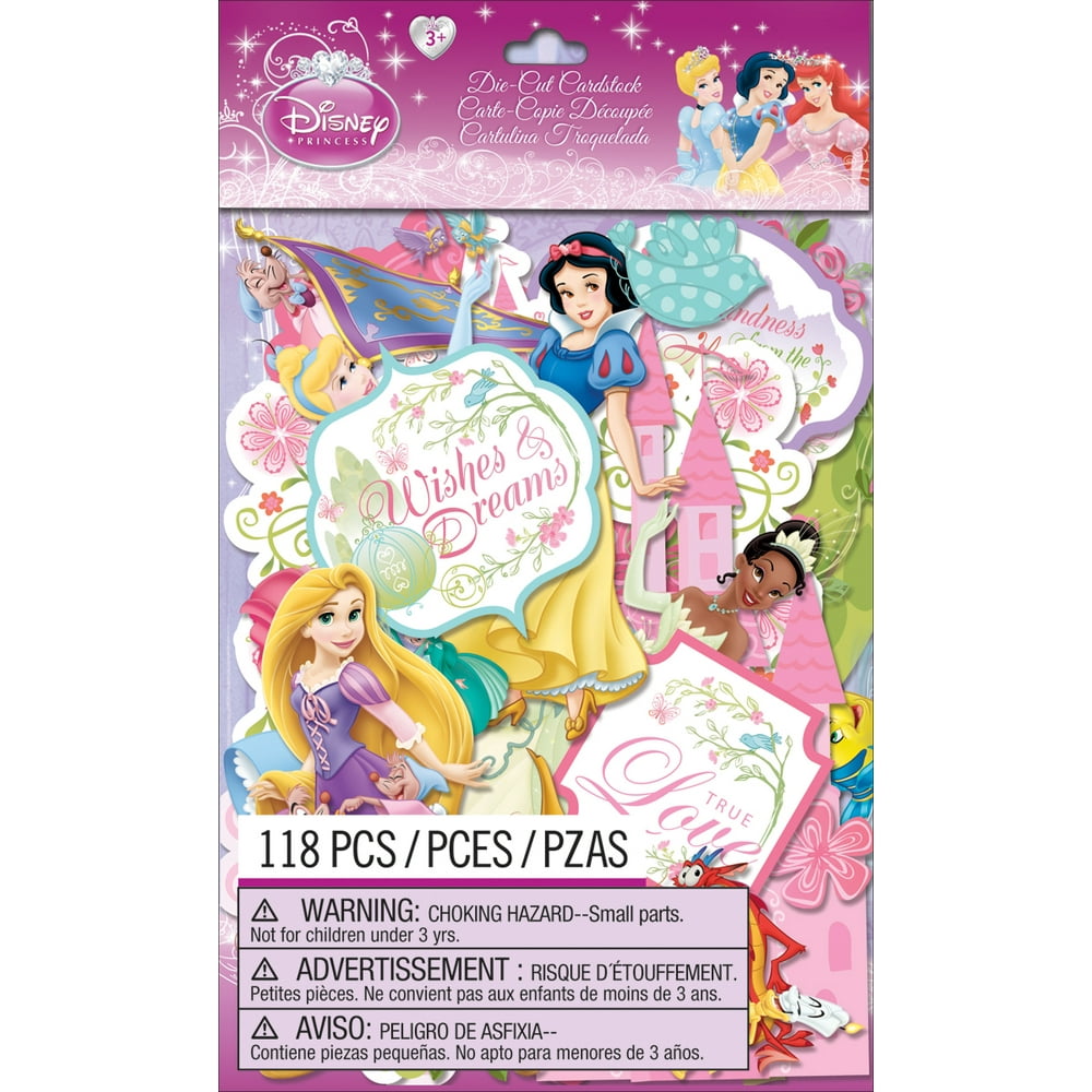 Disney Princess Cardstock Die Cuts, 118pk