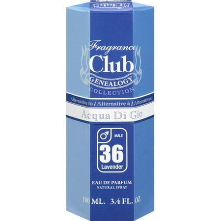 Fragrance Club Genealogy Collection Male 36 Lavender Eau De Parfum, 3.4 oz