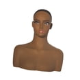 thumbnail image 4 of Cabeza de maniquí femenina realista, cabeza de maniquí de PVC, soporte para peluca multiusos, soporte para exhibición de peluca con hombro para sombre, 4 of 7