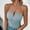 Light Blue, variant on Womens Ribbed Knit Camis Multiple Ways Shoulder Straps Tank Tops Criss Cross Sleeveless Tees Fitted Shirts Basic Camisole Beach Holiday Outfits Summer 2025