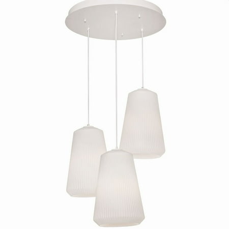 

ISLP11WHRND3-AFX-Isla - 3 Light Triple Pendant In Modern Style-16 Inches Tall And 24 Inches Wide Isla - 3 Light Triple Pendant In Modern Style-16