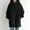 *Black, variant on ClodeEU Women's Fleece Lined Hooded Zip Up Long Jacket With Pockets,Casual Loose Trendy Jacket Dark Gray,Womens Plus XXL