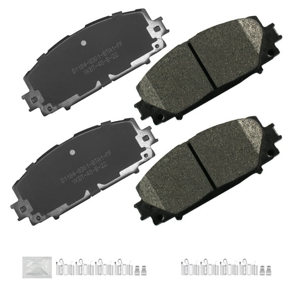 ACB ZONE 4PCS Front Ceramic Brake Pads for Lexus CT200h Toyota Corolla Prius C Yaris Scion iQ