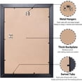 thumbnail image 7 of 8.5 x 14 Picture Frame Black, Legal Paper Size Wood Poster Frame with High Definition Plexiglass, Horizontal or Vertical Wall Certificate Frame Suitable for Legal Sized Document, 1pc, 7 of 7