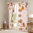 thumbnail image 3 of Erosebridal Kids Brown Capybara Curtains Pack of 2 (42x84 Each), Initial Letter E Curtains Blackout, 3 of 6