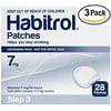 3 pack Habitrol Nicotine Patches 84 units Step 3 -7mg