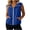Blue, variant on Womens Vest with Pockets Lightweight Softshell Sleeveless Jacket Hiking Travel Summer Outdoor Sun Protection Top