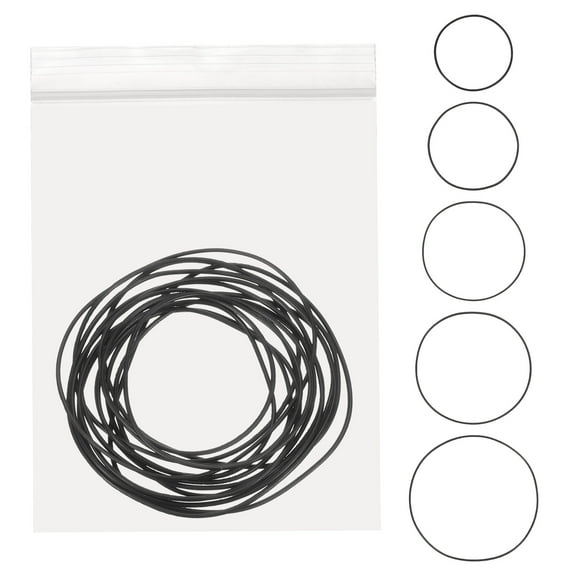 O-Ring Watch Gaskets Replacement Kit 0.7mm Waterproof Elastic Rubber O Ring Back Cover Seal Gaskets Washers Repair Tools Kits for Watch Repair