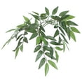 thumbnail image 2 of Vickerman 6' Artificial Green Smilax Executive, Rattan Basket., 2 of 2