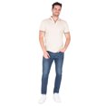 thumbnail image 3 of Generra | Playera Tipo Polo, Cuello V para Hombre 518741 Beige, 3 of 4