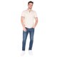 thumbnail image 3 of Generra | Playera Tipo Polo, Cuello V para Hombre 518741 Beige, 3 of 4