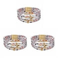 thumbnail image 3 of Brazalete de Cuero Multi-capas Sonducket con Estampado de Leopardo Blanco, 3 of 6