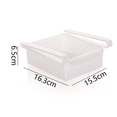thumbnail image 2 of Organizador de cajones de refrigerador para estantes - Organizador de cocina ajustable con caja de almacenamiento extraíble Ormromra CPB-DE-WX164-4, 2 of 5