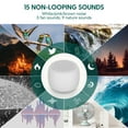 thumbnail image 3 of White Noise Machine Babelio Mini Sound Machine for Adults Kids Baby | 15 Non-looping Sounds | Timer | Easy to Pocket and Travel - White, 3 of 8