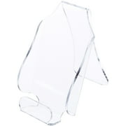 Plymor Clear Acrylic Cell Phone Display Stand / Easel, 2.75" W x 5" D x 5.25" H (6 Pack)
