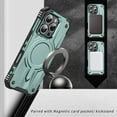 thumbnail image 5 of for iPhone 16e Rugged Grip Phone Case,Compatible with MagSafe,Magnetic Case For iPhone 16e, Military-Grade Protection Anti-Scratch Anti-Slip Shockproof Cover,Midnightgreen, 5 of 7