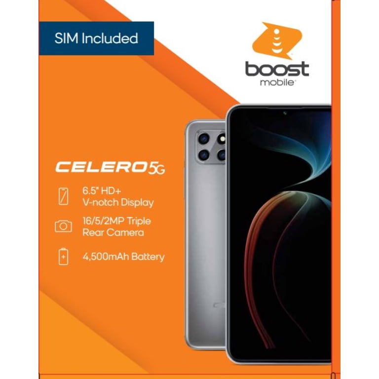 Boost Mobile Celero 2.0 5G Android Phone, 64 GB, Wireless  display picture 1