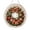 C, variant on Vintage Christmas DIY Diamond Art Ornament Kit, Round Hanging Pearl Diamond Painting Sign, Christmas Home Indoor Decorations