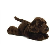AURORA WORLD MaxChocolate Lab Flopsie 12 inch - Stuffed Animal by Aurora Plush (31561)