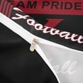 thumbnail image 4 of jejeloiu Sport Theme Queen Duvet Cover Set For Football Boys,Red Black Monogram X Letter Bedding For Kids,Black Reversible,3 Pieces(No Comforter), 4 of 6