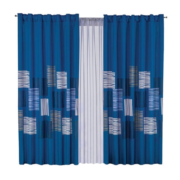 Cortina Decorativa Estampada Lugano Colchas Concord