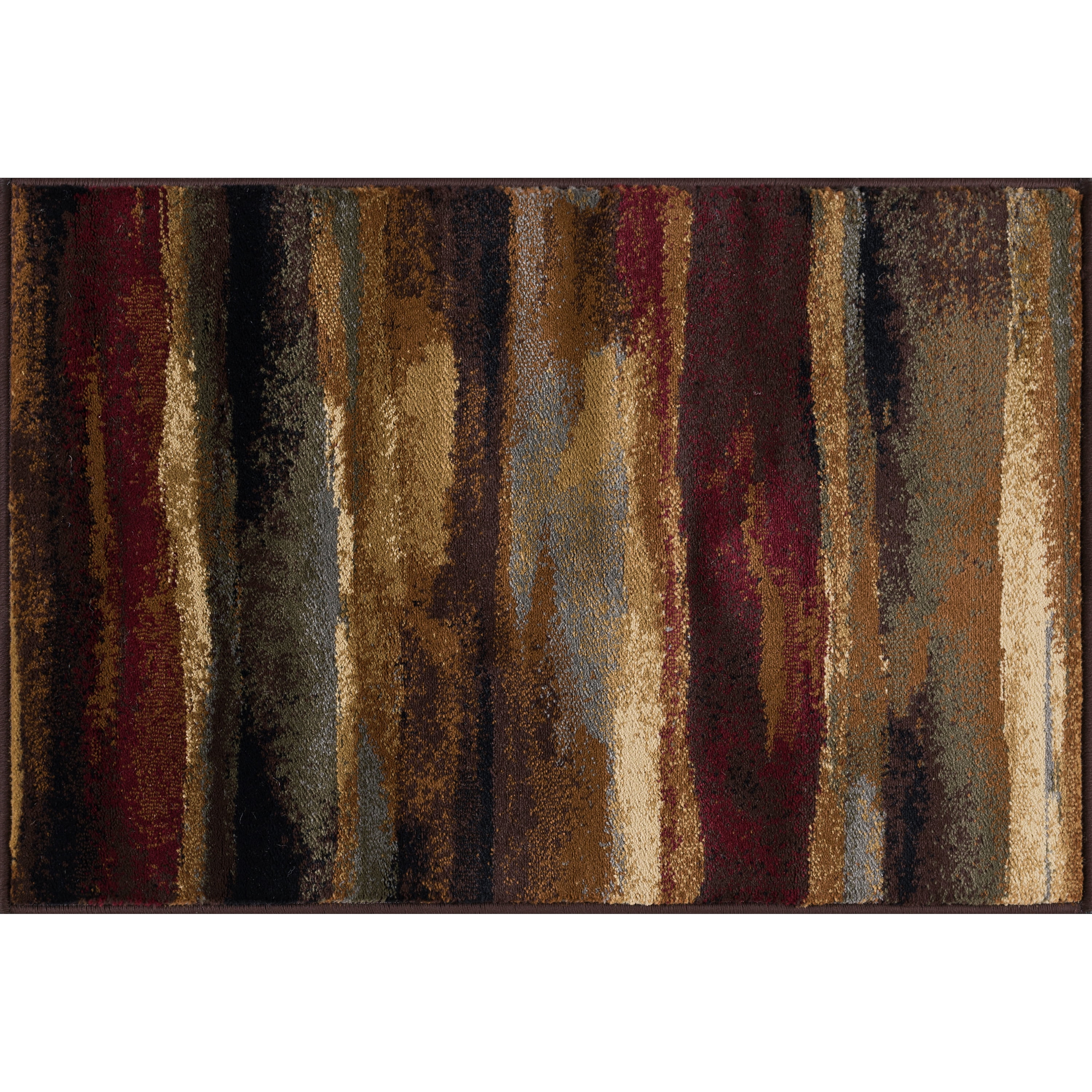 Festival Contemporary 2' x 3' Multi-Color Polypropylene Indoor Area Rug