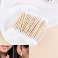 thumbnail image 4 of 100Pcs Double Head Disposable Makeup Cotton Swab Cotton Buds Daily Cleaning T WA, 4 of 9