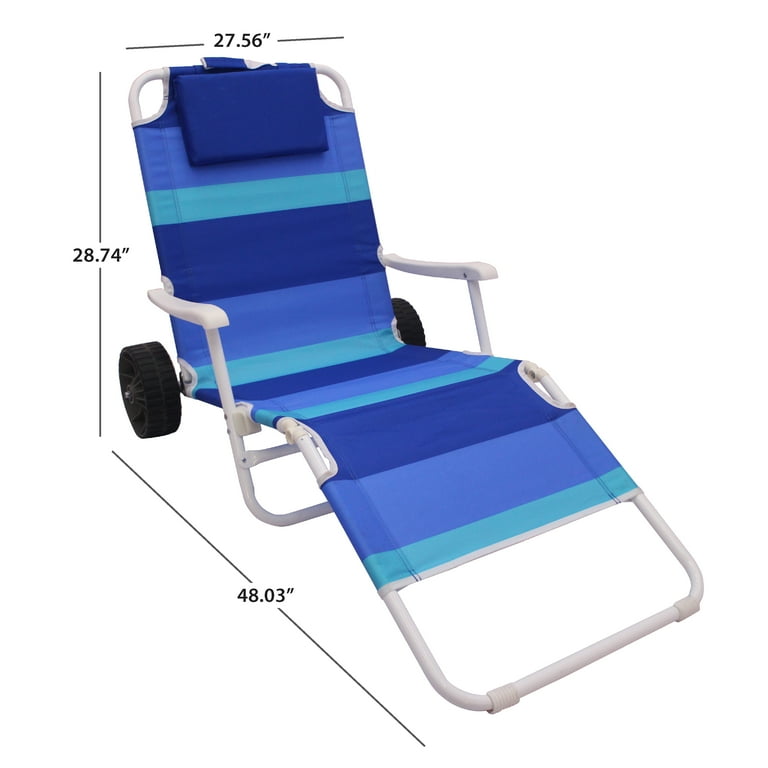 Beach discount lounger foldable