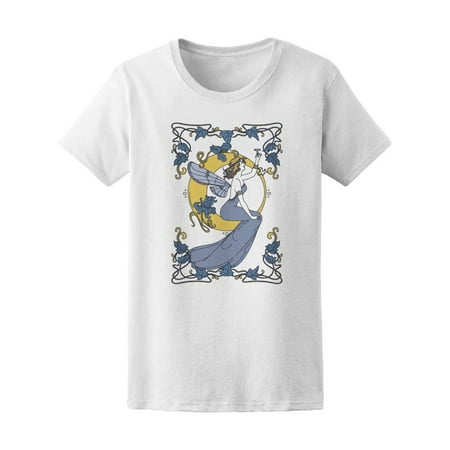Nouveau Top - Art Nouveau Fairy Moon Tee Women's -Image by Shutterstock