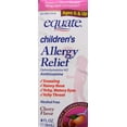 thumbnail image 2 of Equate: Children's Allergy Relief Cherry Flavor Antihistamine/Cough Suppressant/Nasal Decongestant, 4 fl oz, 2 of 4