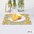 thumbnail image 4 of Stackable Mirror Chargers Set, Anti-Heat Dinner Plates, Easy-Clean Acrylic Decor for Holiday Parties, 4 of 16