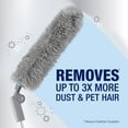 thumbnail image 3 of Bona High Performance 6ft Extendable Dusting Kit - Includes 1 Extendable Handle, 1 Reusable Duster, 3 Disposable Dusters, and 1 Storage Bag, 3 of 6