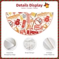 thumbnail image 5 of Bingfone Christmas Tree Skirt Mat Christmas Decoration Interior 30"-Firefighter Icons, 5 of 8