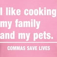 thumbnail image 3 of CafePress - Commas Save Lives T Shirt - Women's Traditional Fit Dark T-Shirt, 3 of 4
