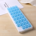 thumbnail image 3 of Pastillero Con 31 Rejillas Caja Almacenamiento Contenedor Medicina para Tabletas Plástico, 3 of 9