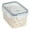 A-A, variant on Yum Time Food Storage,5 Size Single Clear Plastic Storage Jars Vacuum Proof Fresh Storage Airtight Jars Kitchen Airtight Jars with Lids Proof Crispers,A Fresh-Keeping Box