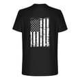 thumbnail image 5 of VgaVtl Short Sleeve T-Shirt for Men Big and Tall American Flag Fourth of July Mens Shirts Vacation Black Retro Summer Shirts, 5 of 5