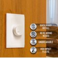 thumbnail image 4 of Placa de pared TayMac A66W Allure no metálica con regulador giratorio, 4 of 6