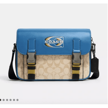 Coach Color-block Signature Track Crossbody