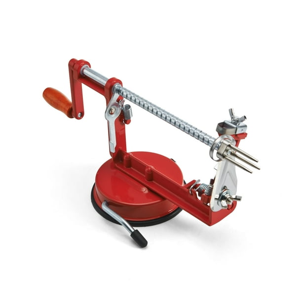 Farberware Classic Apple Peeler, Slicer and Corer, Red