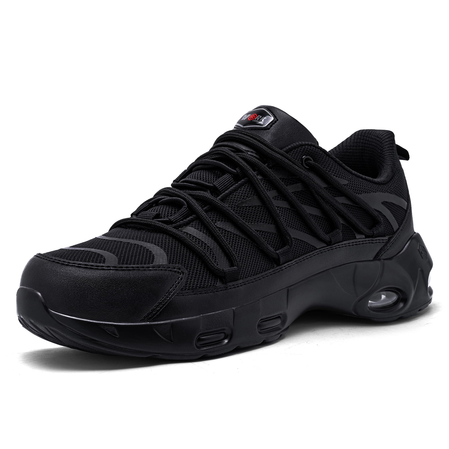 LARNMERN Steel Toe Shoes for Men Durable Safety Shoes Stable