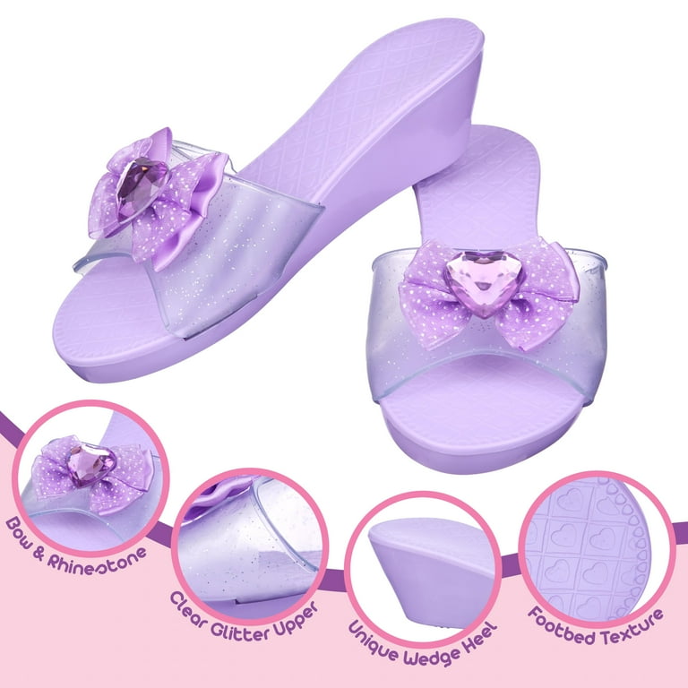 open lace back dress Amazon.com: 4-Pack Premium Princess Shoes Set - 1.75" Heel Slip On Princess  Dress Up Shoes for Little Girls, Durable Pairs of Slip-On Sandal Heels for  Kids