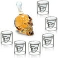thumbnail image 3 of Verre à Shot Crâne Cristal Cool pour une Boisson de Whisky, 3 of 4