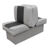 Wise 8WD707P-1-664 Deluxe Lounge Boat Seat, Grey-Charcoal
