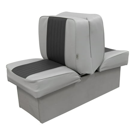 Wise 8WD707P-1-664 Deluxe Lounge Boat Seat, Grey-Charcoal