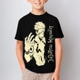 thumbnail image 5 of Boys Girls Jujutsu Anime Kaise T-Shirt Crewneck Short Sleeve Tee Shirt Tops for Kids Teens, 5 of 8
